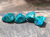 Polished Dioptase Free Forms x 35 From Likasi, Congo