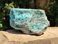 Natural Drusy Coated Chrysocolla with Malachite Crystals x 3 From Likasi, Congo