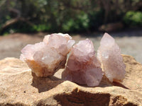 Natural Pale Lilac Spirit Quartz Fingers x 20 From Boekenhouthoek, South Africa