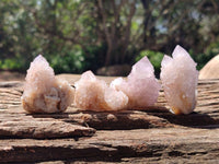 Natural Pale Lilac Spirit Quartz Fingers x 20 From Boekenhouthoek, South Africa