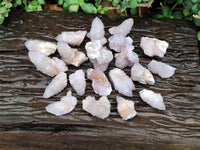 Natural Pale Lilac Spirit Quartz Fingers x 20 From Boekenhouthoek, South Africa
