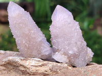 Natural Pale Lilac Spirit Quartz Fingers x 20 From Boekenhouthoek, South Africa
