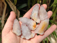 Natural Pale Lilac Spirit Quartz Fingers x 20 From Boekenhouthoek, South Africa