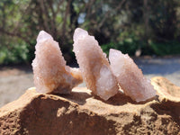 Natural Pale Lilac Spirit Quartz Fingers x 20 From Boekenhouthoek, South Africa