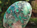 Polished Emerald Mica 'Mutokolite' Standing Free Forms x 4 From Mutoko, Zimbabwe