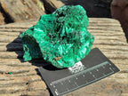 Natural Silky Malachite Specimens x 6 From Kasompe, Congo