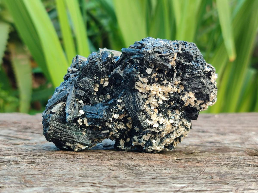 Natural Schorl Black Tourmaline Specimens x 6 From Erongo, Namibia