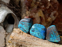 Polished Shattuckite Free Forms x 20 From Congo