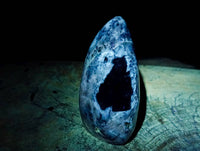 Polished Dendritic Opal Standing Free Forms x 6 From Moralambo, Madagascar