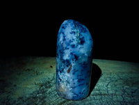Polished Dendritic Opal Standing Free Forms x 6 From Moralambo, Madagascar