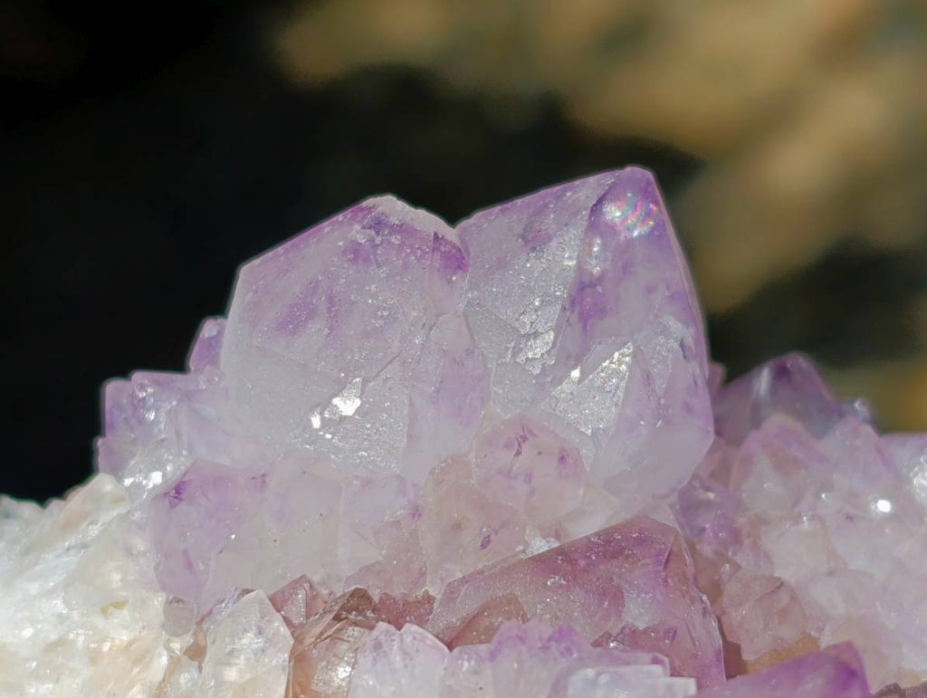 Natural Sunburst Amethyst Spirit Clusters x 3 From Boekenhouthoek, South Africa