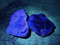 Polished On One Side Watermelon Fluorite Slices x 6 From Uis, Namibia