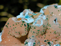 Natural Drusy Coated Chrysocolla On Dolomite Specimens x 4 From Likasi, Congo