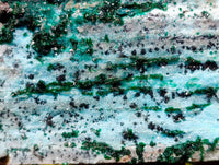 Natural Drusy Coated Chrysocolla On Dolomite Specimens x 4 From Likasi, Congo