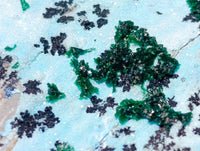 Natural Drusy Coated Chrysocolla On Dolomite Specimens x 4 From Likasi, Congo