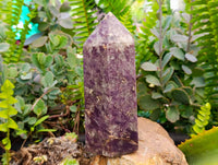 Polished Lepidolite Crystal Towers x 2 From Madagascar