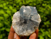 Natural Small Blue Celestite Specimens x 4 From Sakoany, Madagascar