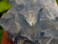Natural Small Blue Celestite Specimens x 4 From Sakoany, Madagascar