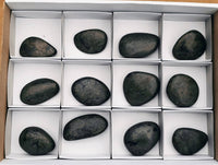 Polished Basalt Pharaoh Stone Galets x 12 From Iron Duke Mine, Zimbabwe