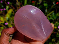 Polished Rose Quartz Standing Free Forms x 4 From Madagascar
