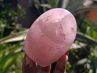Polished Rose Quartz Standing Free Forms x 4 From Madagascar