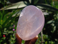 Polished Rose Quartz Standing Free Forms x 4 From Madagascar