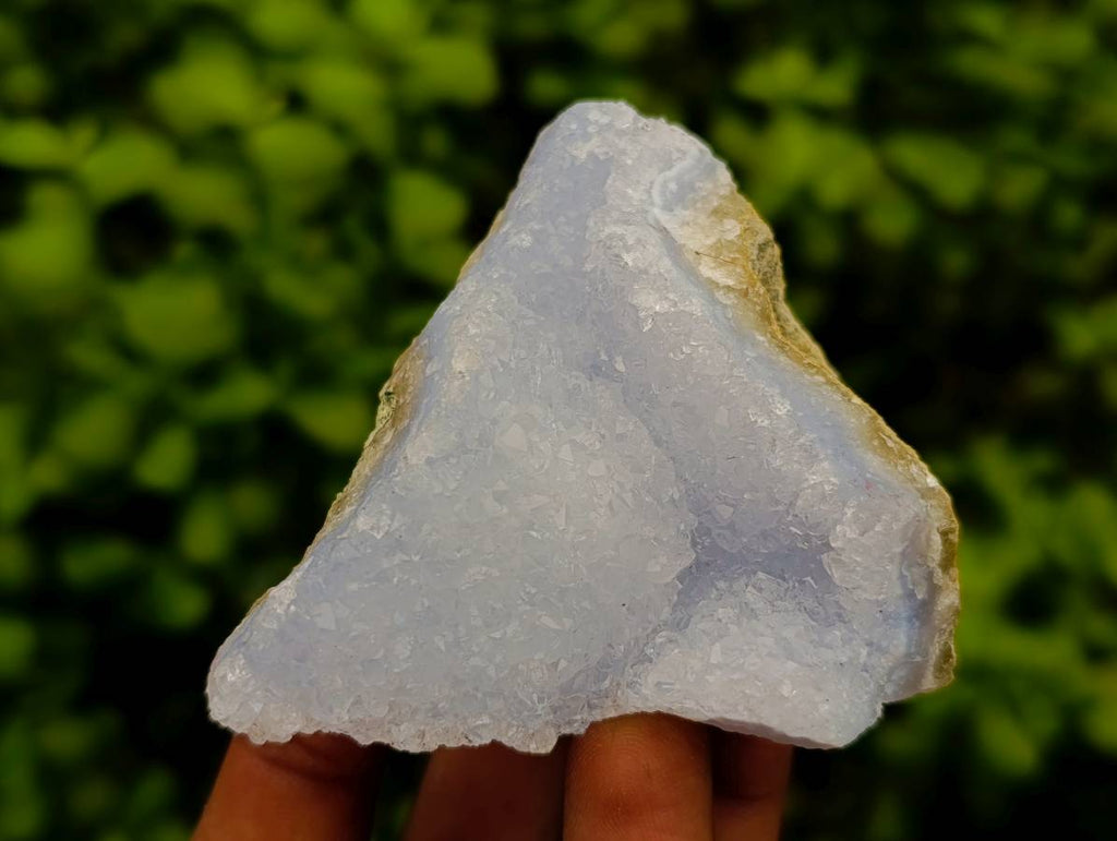 Natural Blue Lace Agate Geode Specimens x 12 From Nsanje, Malawi