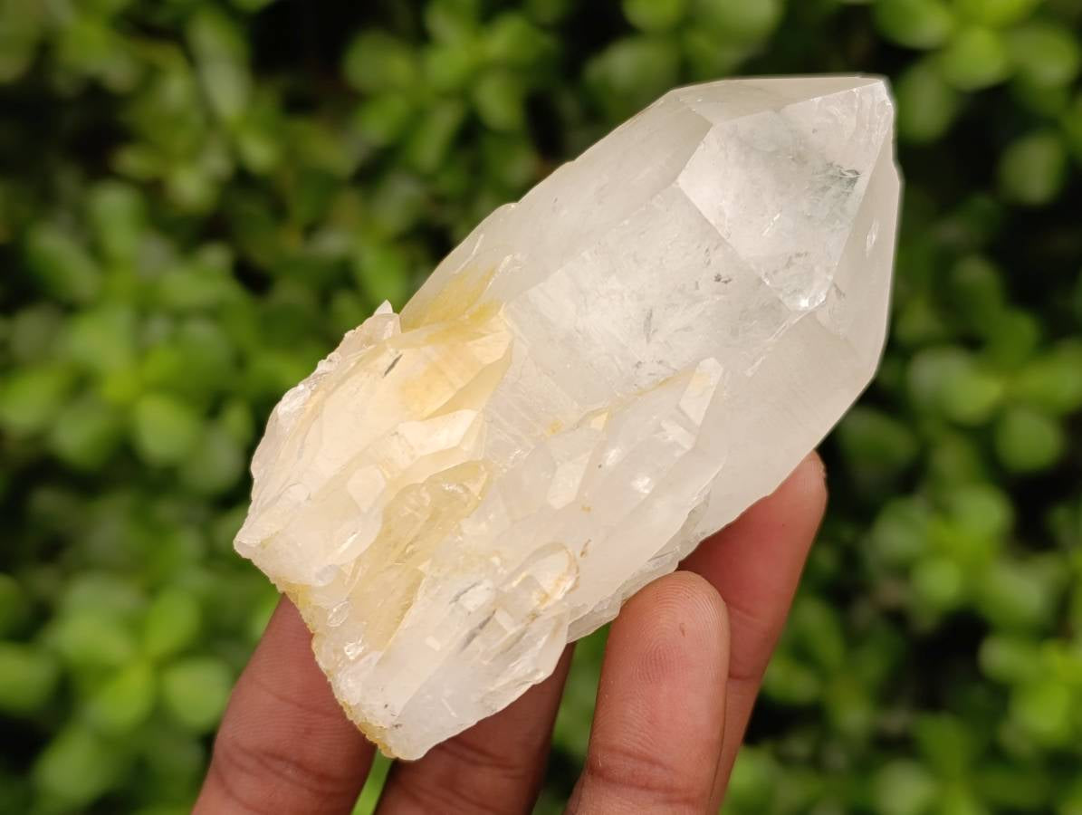 Natural Quartz Crystal Clusters and Crystals x 12 From Madagascar