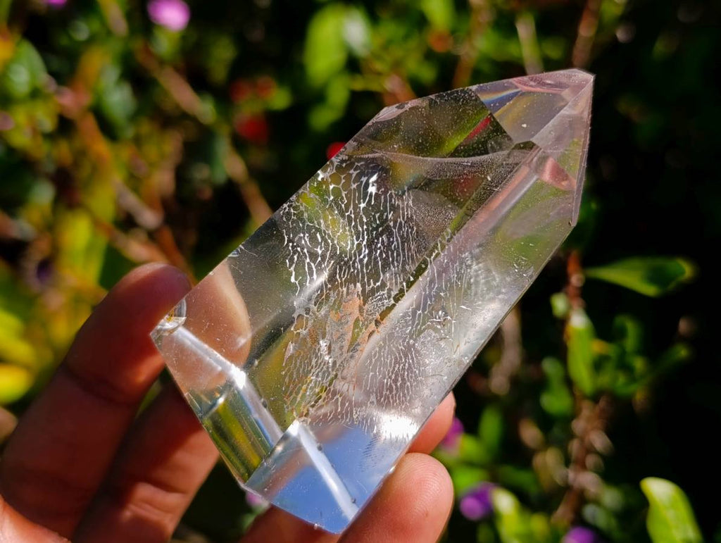 Polished Clear Quartz Crystals x 6 From Madagascar