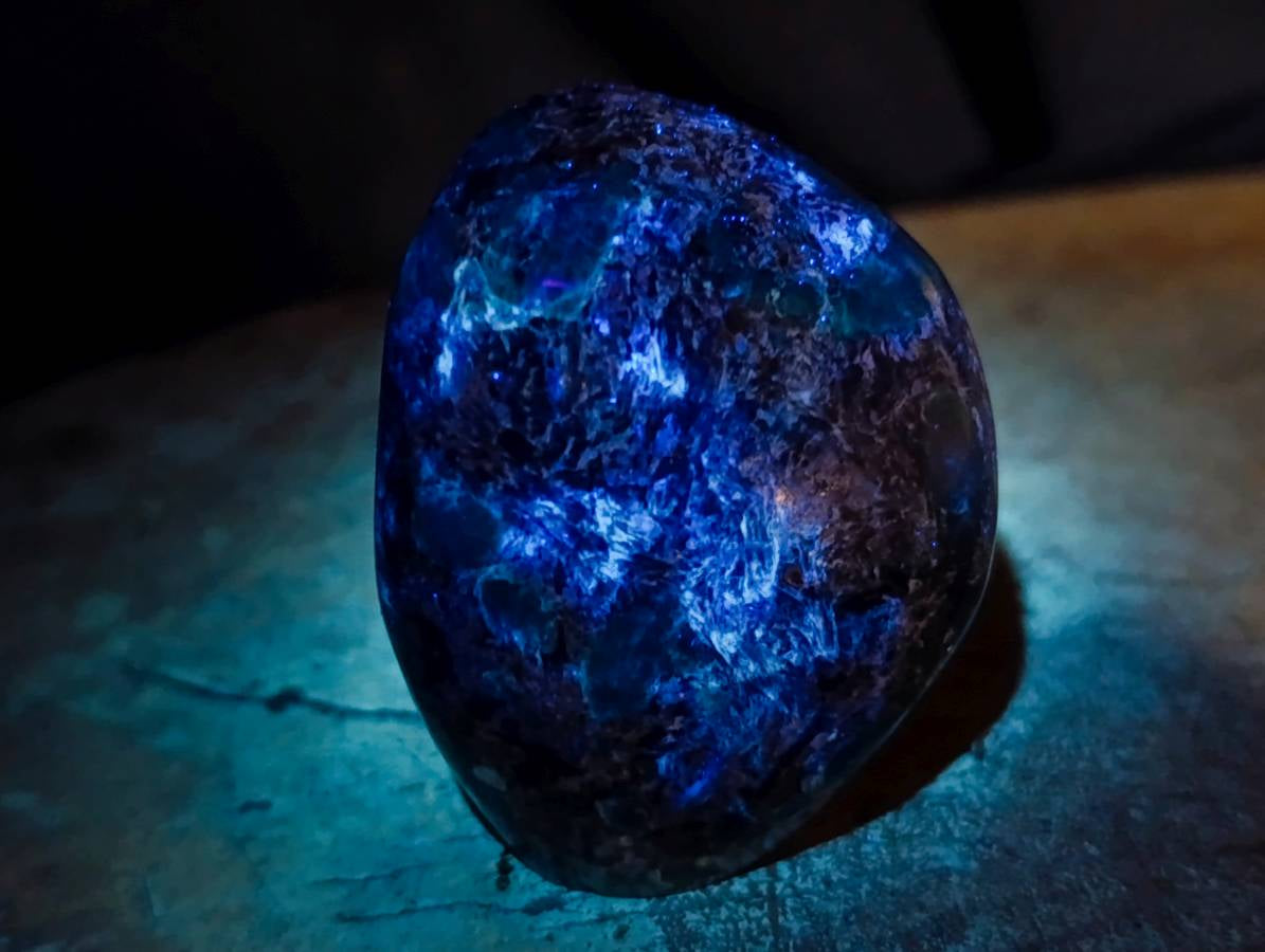 Polished Emerald Mica 'Mutokolite' Standing Free Forms x 5 From Mutoko, Zimbabwe