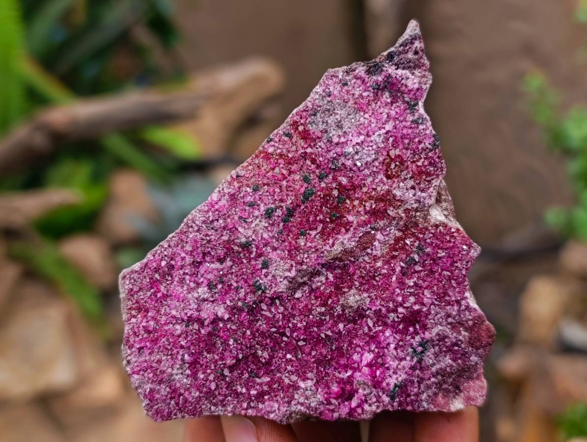 Natural Salrose Cobaltion Dolomite With Malachite And Quartz Specimens x 6 From Kakanda, Congo