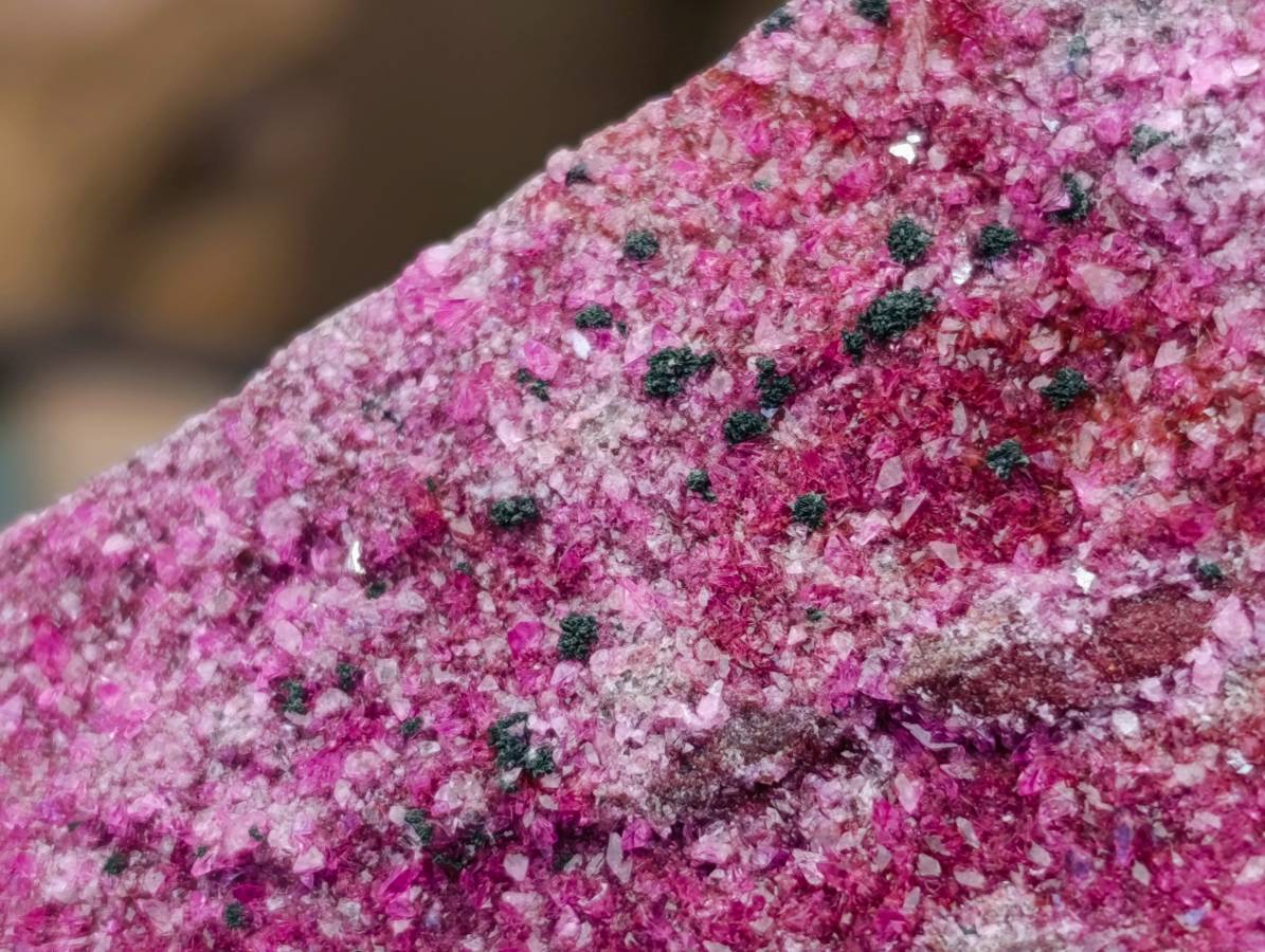 Natural Salrose Cobaltion Dolomite With Malachite And Quartz Specimens x 6 From Kakanda, Congo