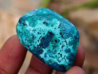 Polished Shattuckite Free Forms x 20 From Congo