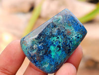 Polished Shattuckite Free Forms x 20 From Congo