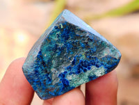 Polished Shattuckite Free Forms x 20 From Congo