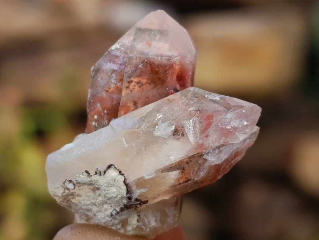 Natural Red Hematoid Quartz Crystals x 70 From Karoi, Zimbabwe