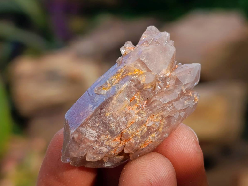 Natural Red Hematoid Quartz Crystals x 70 From Karoi, Zimbabwe
