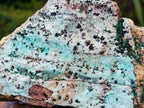 Natural Drusy Chrysocolla Dolomite With Crystalline Malachite Specimens x 3 From Likasi, Congo