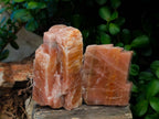 Natural Sunset Orange Calcite Specimens x 12 From Spitzkop, Namibia