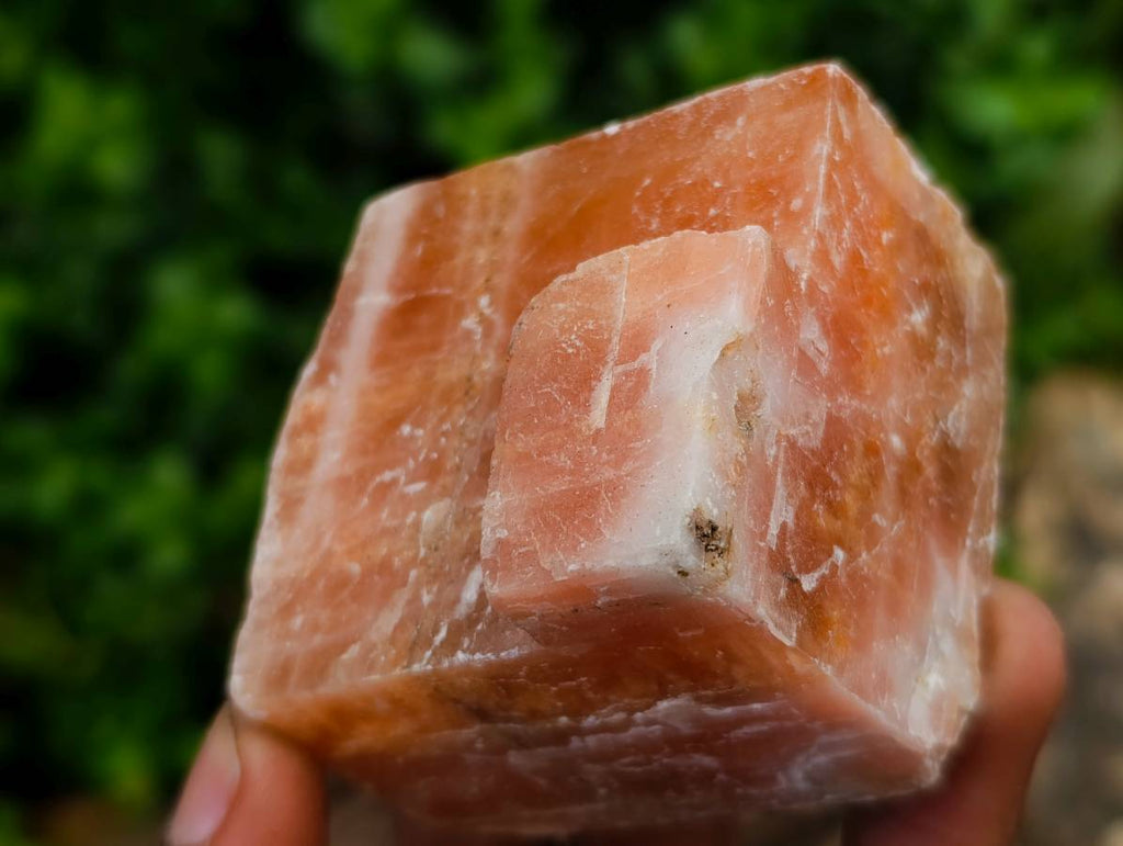Natural Sunset Orange Calcite Specimens x 12 From Spitzkop, Namibia