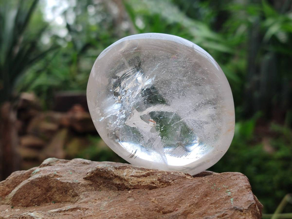 Polished Clear Quartz Palm Stones x 6 From Ambatondrazaka, Madagascar