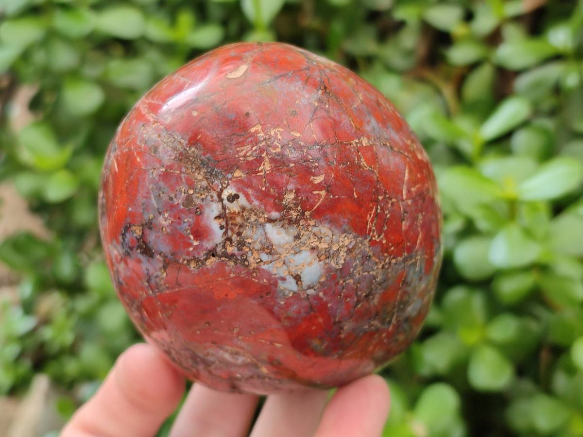 Polished Red Jasper Standing Free Form x 2 From Madagascar