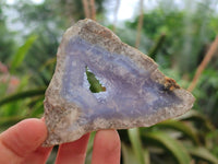 Natural Blue Lace Agate Geode Specimens x 23 From Nsanje, Malawi