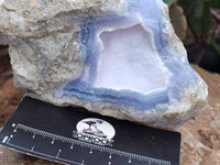 Natural Blue Lace Agate Geode Specimens x 23 From Nsanje, Malawi