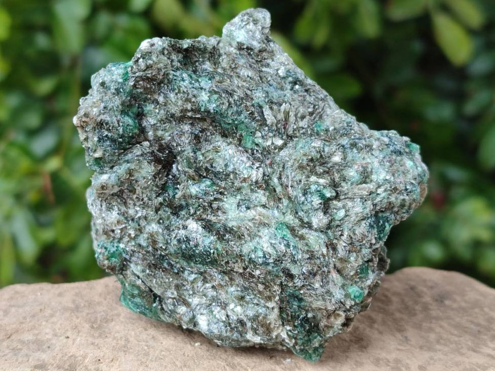 Natural Emerald Mica 'Mutokolite' Cobbed Specimens x 6 From Mutoko, Zimbabwe