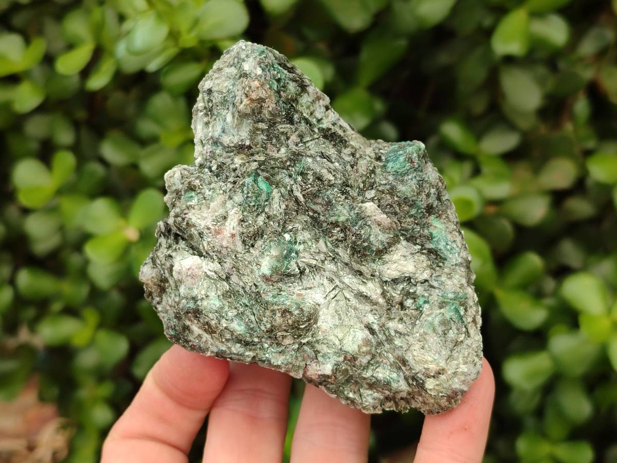 Natural Emerald Mica 'Mutokolite' Cobbed Specimens x 6 From Mutoko, Zimbabwe