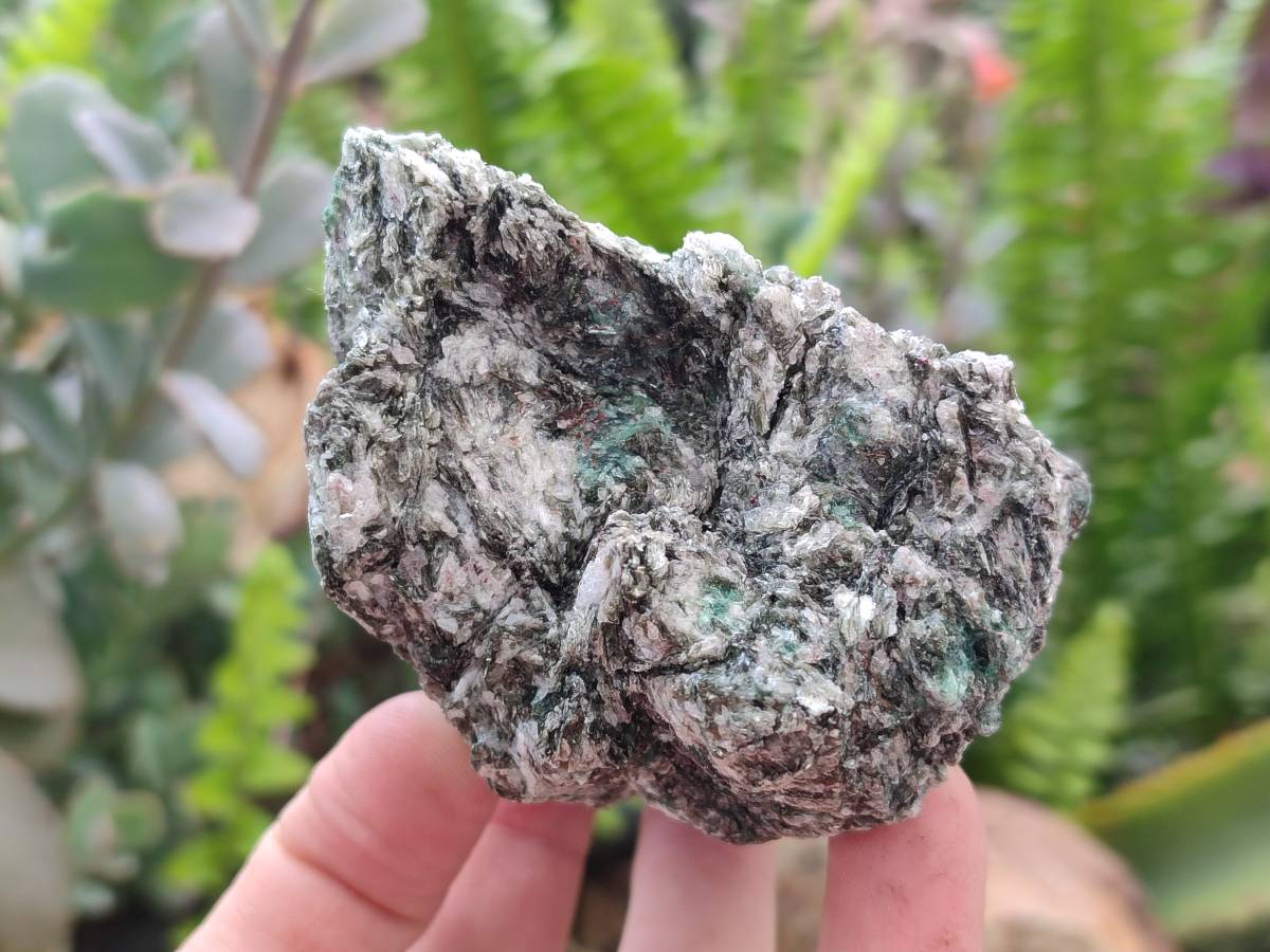 Natural Emerald Mica 'Mutokolite' Cobbed Specimens x 6 From Mutoko, Zimbabwe