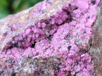 Natural Salrose Cobaltion Dolomite With Malachite Specimens x 6 From Kakanda, Congo