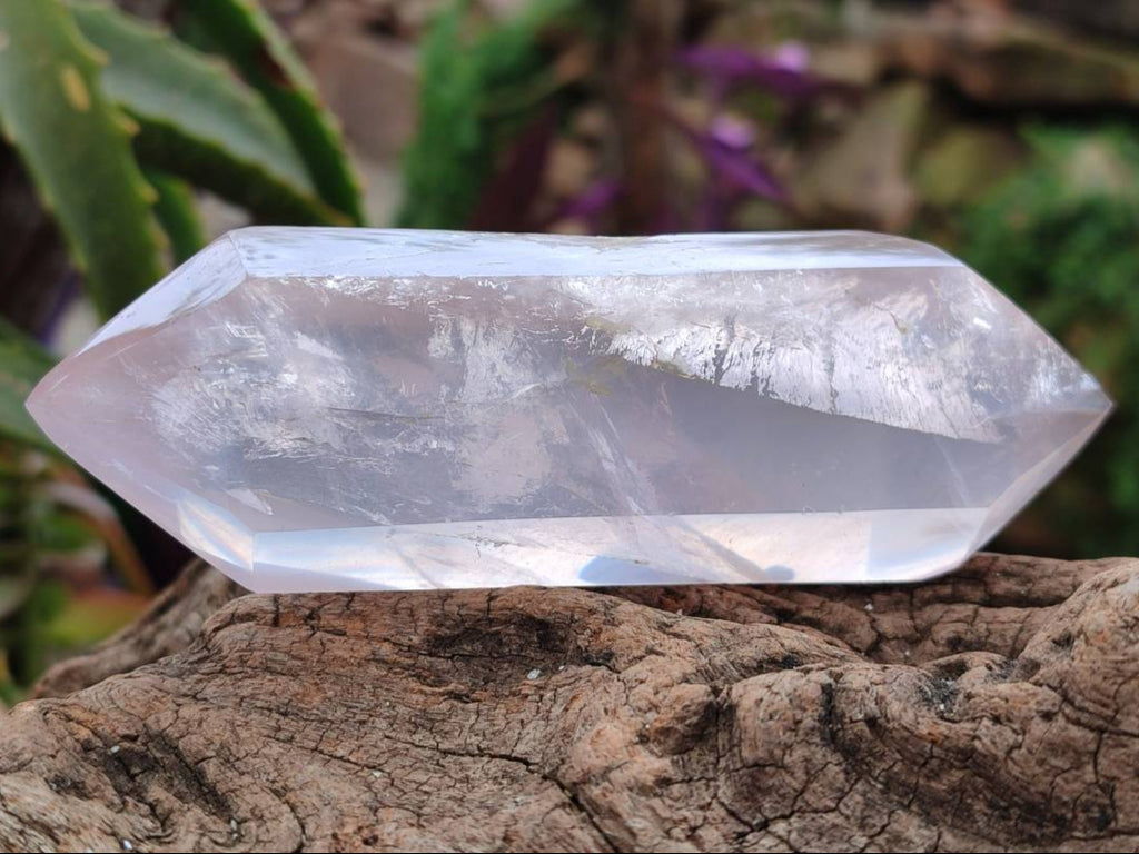 Polished Double Terminated Rose Quartz Crystals x 6 From Madagascar - Toprock Gemstones and Minerals 