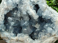Natural XL Blue Celestite Geode Specimen x 1 From Sakoany, Madagascar